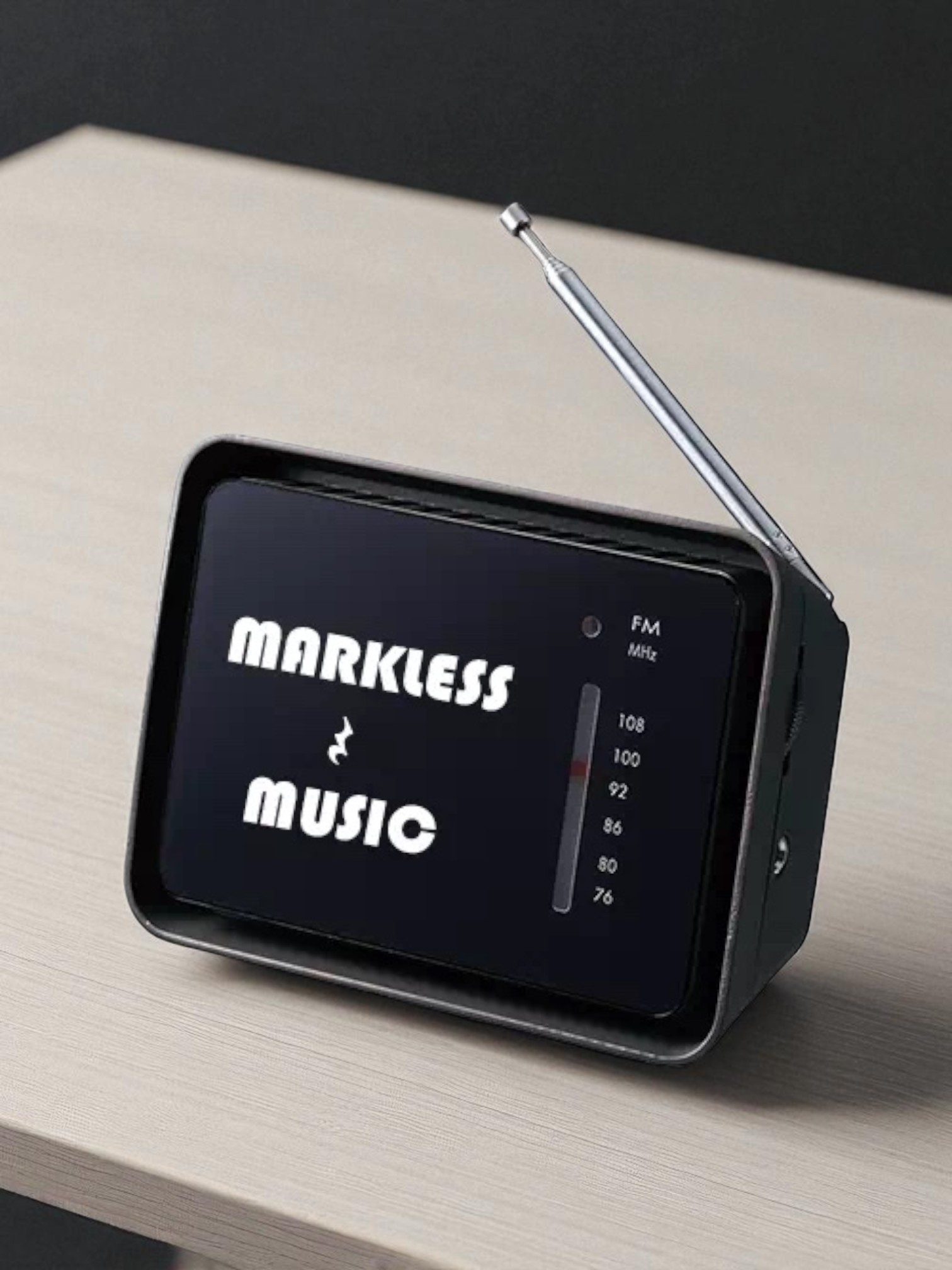 フロントパネルコンパクトラジオ